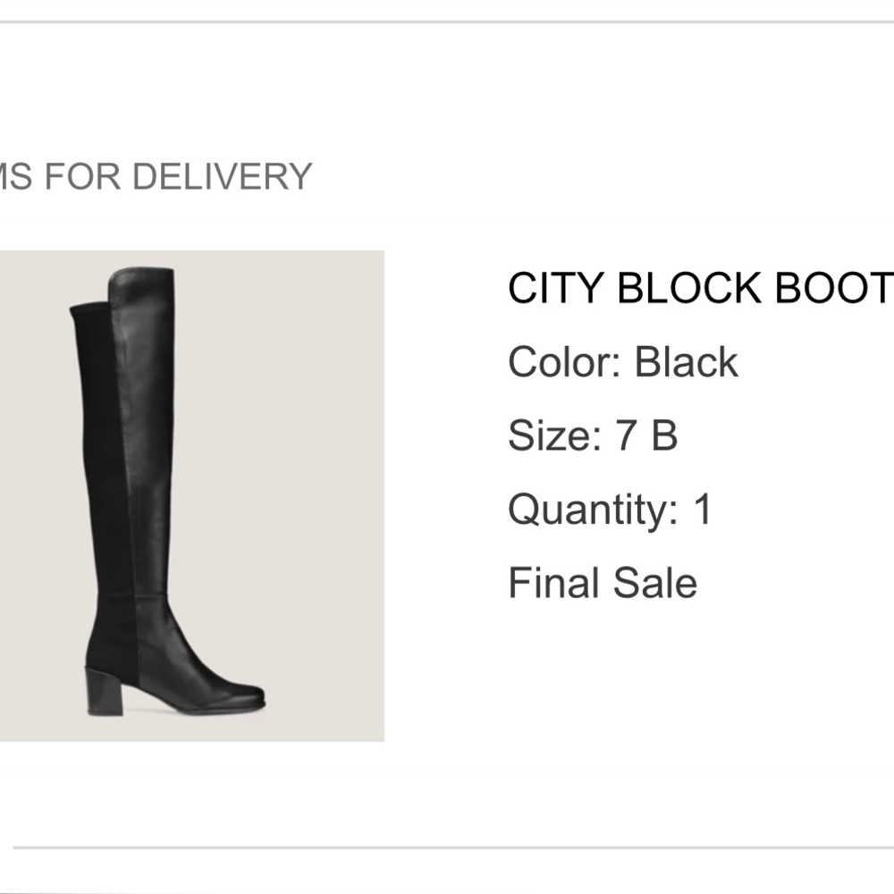 Brand new Stuart Weitzman City Block boots